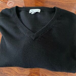 Peter Millar Black V-Neck Sweater Classic Knit Size 3XL